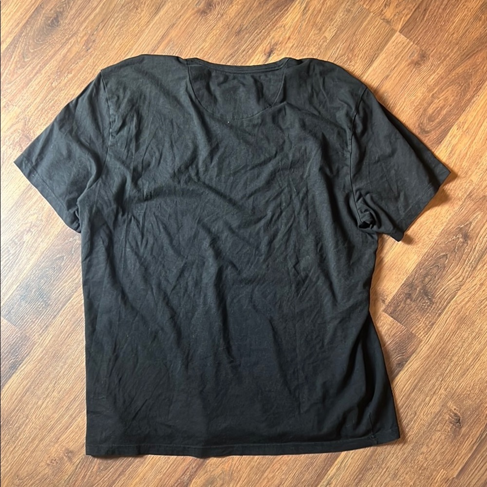 XL Calvin Klein Black Short Sleeve Tee - Embroidered Logo - Picture 7 of 8
